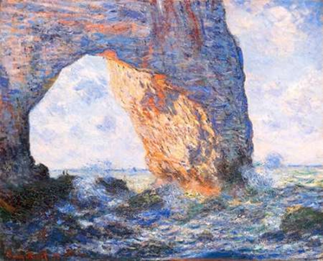 The Manneporte At Etretat 1883 Poster Print by Claude Monet - Item # VARPDX373850